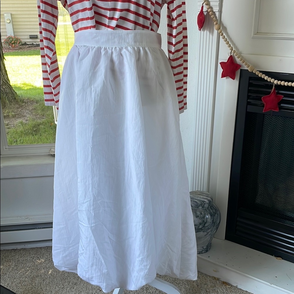 Classic White Maxi Skirt